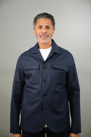 Mark Shacket - Navy Cotton - Hstrends