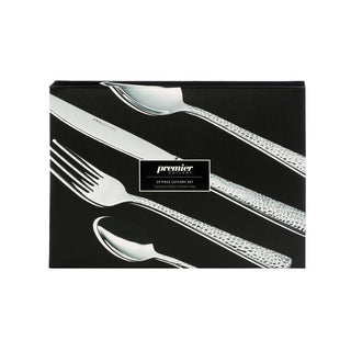 Martello Hammered 24 Piece Cutlery Set - Hstrends
