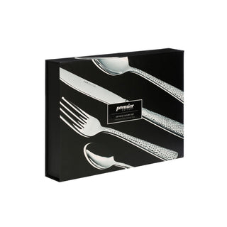 Martello Hammered 24 Piece Cutlery Set - Hstrends