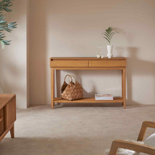 Melia Console Table with Two Drawers - Hstrends