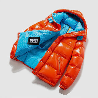 Men Shiny Short Down Thickened Jacket - Hstrends