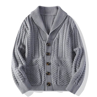 Men's Long Sleeve Sweater Cardigan Coat - Hstrends