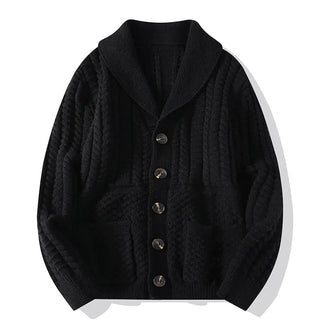Men's Long Sleeve Sweater Cardigan Coat - Hstrends
