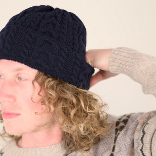 Merino - Abbey Hat - Navy - Hstrends