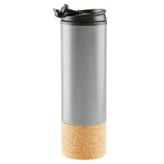 Mimo Cool Grey Double Wall Travel Mug - Hstrends