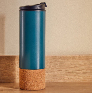Mimo Dark Green Double Wall Travel Mug - Hstrends