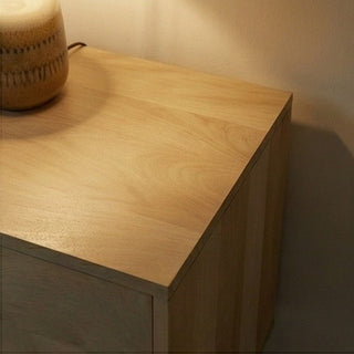 Minimalist Mango Wood Oslo Bedside Table - Hstrends