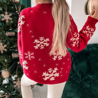 Christmas Snowflake Sweater /  pull over Jumper