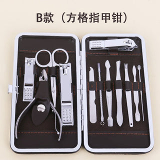 Nail Clippers 12 - piece Nail Clipper Set Home Beauty Set Manicure And Pedicure Tools Nail Clipper Set - Hstrends