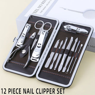 Nail Clippers 12 - piece Nail Clipper Set Home Beauty Set Manicure And Pedicure Tools Nail Clipper Set - Hstrends