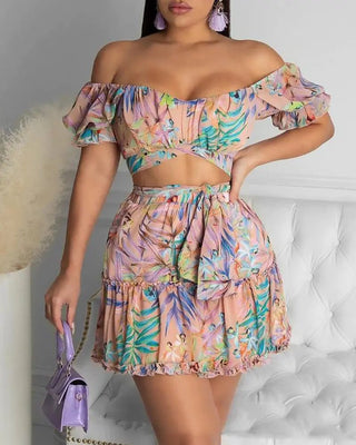 New Women's Floral Print Dress - Hstrends