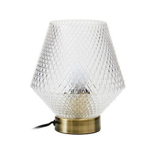 Noble Clear Glass Table Lamp - Hstrends