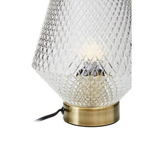 Noble Clear Glass Table Lamp - Hstrends