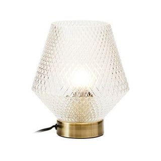 Noble Clear Glass Table Lamp - Hstrends