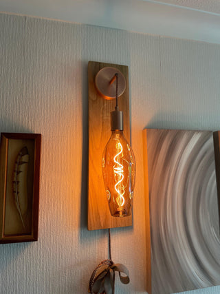 Oak Wall Light Sconce