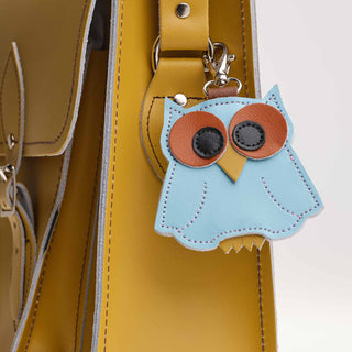 Owl bag charm - Blue - Hstrends
