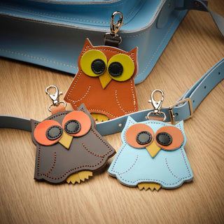 Owl bag charm - Blue - Hstrends