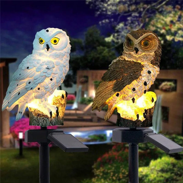Owl Lights Solar Powered Garden Decoration Lamp Waterproof - Hstrends