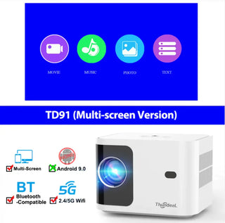 Smart View HD 720p WIFI 5G Projector