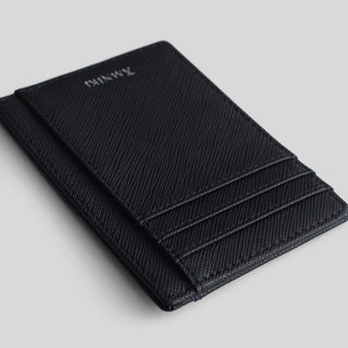 Phantom Black Saffiano Cardholder Wallet - Hstrends