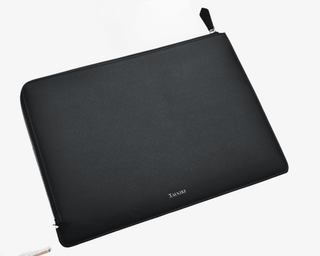 Phantom Black Saffiano Laptop Sleeve - Hstrends