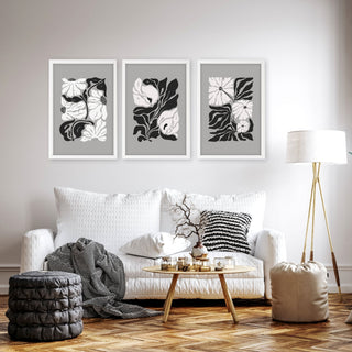Pictures For Living Room | Set of 3 Botanical Wall art Prints - Hstrends