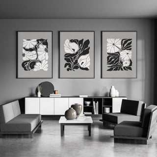 Pictures For Living Room | Set of 3 Botanical Wall art Prints - Hstrends
