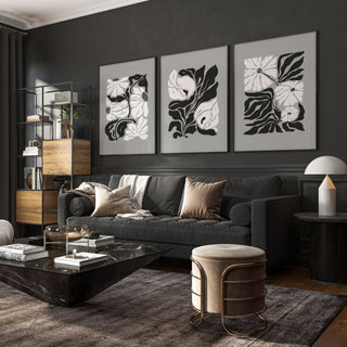 Pictures For Living Room | Set of 3 Botanical Wall art Prints - Hstrends