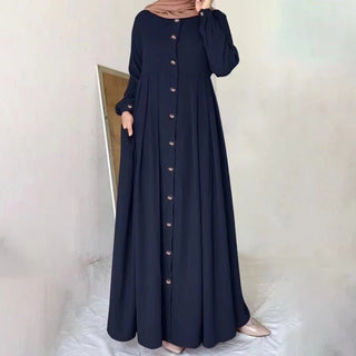 Plain Loose maxi Dress abaya - Hstrends