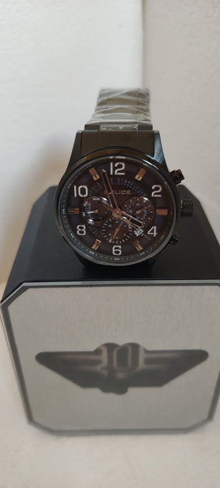 Police Men Addis black Chronograph multifunction Watch - Hstrends