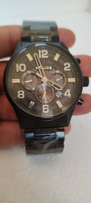 Police Men Addis black Chronograph multifunction Watch - Hstrends