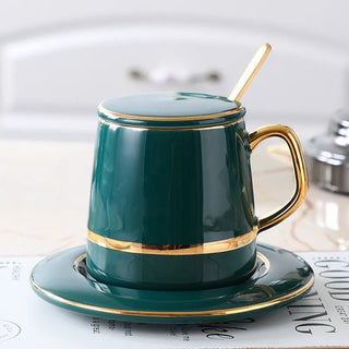 Porcelain Coffee Mug With Lid - Hstrends