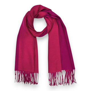 Premium Two - Tone Cashmere Blend Winter Scarf - Hstrends