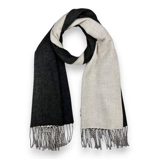 Premium Two - Tone Cashmere Blend Winter Scarf - Hstrends