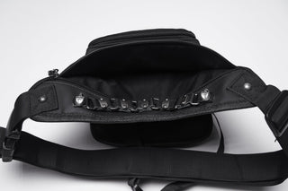 Punk Rave Cyberpunk Chain & Skull Hardware Waist–Leg Bag - Hstrends