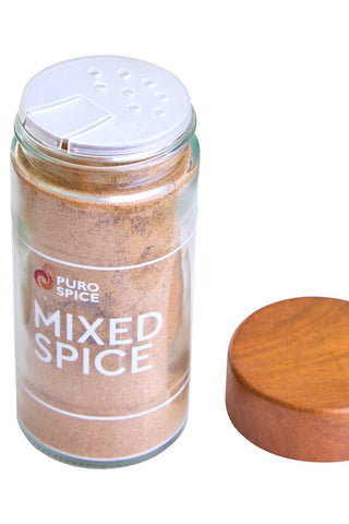 Puro Acacia Wood Revolving Spice Rack with 16 Jars - Hstrends