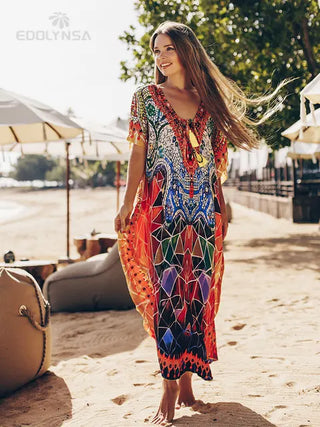 Boho Printed Summer Dress