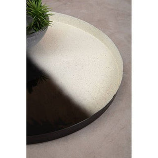 Ramus Set Of Two Black And White Ombre Trays - Hstrends