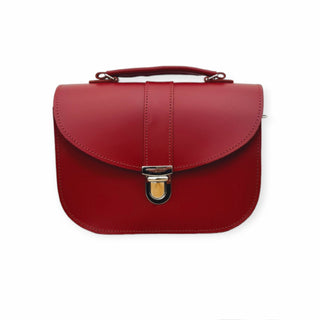 Olympia Handmade Leather Bag - Red