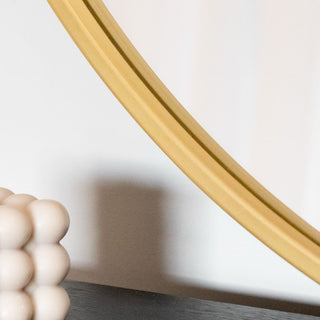 Rei - Round Gold Metal Circle Mirror - 70cm x 70cm - Hstrends