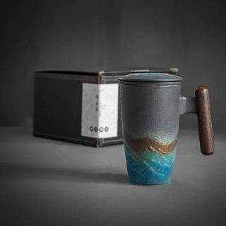 Retro Ceramic Coffee Mug Set - Hstrends