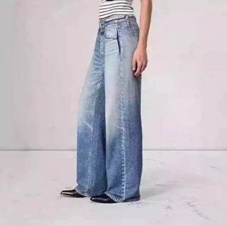 Retro Ease Wide - Leg Jeans - Hstrends