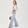 light blue trousers