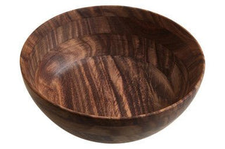 Rosi Large Round Sheesham Wood Salad Bowl - Hstrends