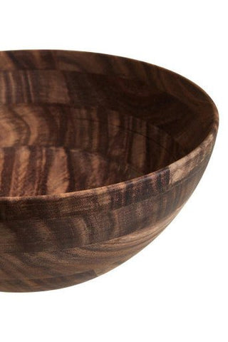 Rosi Large Round Sheesham Wood Salad Bowl - Hstrends