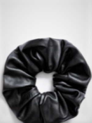 Synthetic leather scrunchie or ponies - Premium women accessories from hstrends - Just £6! Shop now at hstrends