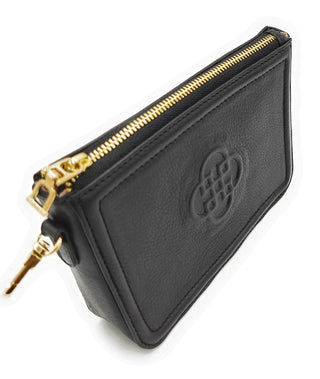 SADDLER FRANKIE Real Leather Designer Zip Top Make - up Pouch| Gift Boxed - Hstrends