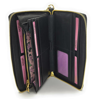 SADDLER FREYA Real Leather Designer RFID Purse & Phone Holder with Strap | Gift Boxed - Hstrends