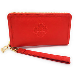 SADDLER FREYA Real Leather Designer RFID Purse & Phone Holder with Strap | Gift Boxed - Hstrends