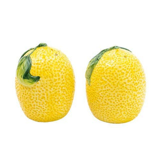 Salt and Pepper Pots in Gift Box Mediterranean Lemon - Hstrends